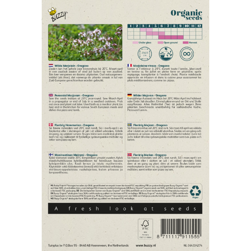 Bio-Wilder Majoran – Oregano